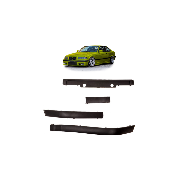 BMW E36 Compact Front Bumper Trim Set - 4 Pieces