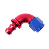 90° AN6 Forged Push-On Hose End for Performance Racing