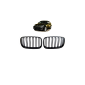 Grill BMW X6 E71 E72 X5 E70 Dual Line Matt Black