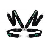 4-Point Black Takata Replica Racing Seat Belt Harness