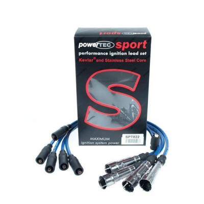 PowerTEC Blue Ignition Leads for Audi A6 Coupe Cabriolet 89-00