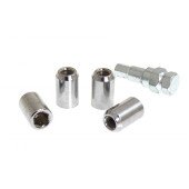 M12x1.25 Silver Wheel Lug Nut 32mm Length - Durable & Reliable