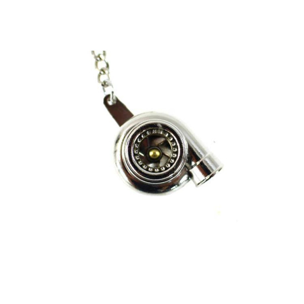Keychain Turbocharger Chrome