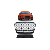 Gloss Black Grill for Audi A6 C7 Facelift - Stylish Upgrade