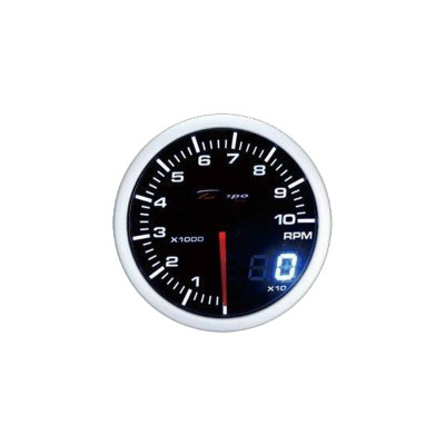 Depo Gauge Dual 52mm Tachometer - Precision RPM Monitoring