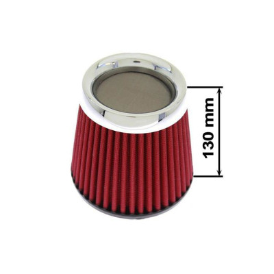Simota Red Air Filter H:130mm DIA:60-77mm JAU-X02105-05