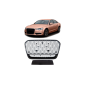 Gloss Black Sport Grille for Audi A6 C7 Sedan Avant 2011-2015
