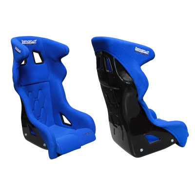 Bimarco Hamer PRO Blue FIA Racing Seat - Welur Fabric