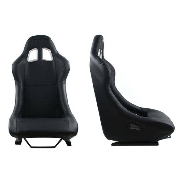 Monza Race Plus PVC Black Racing Seat