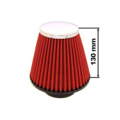 Simota Red Air Filter H:130mm DIA:101mm JAU-H02108-05