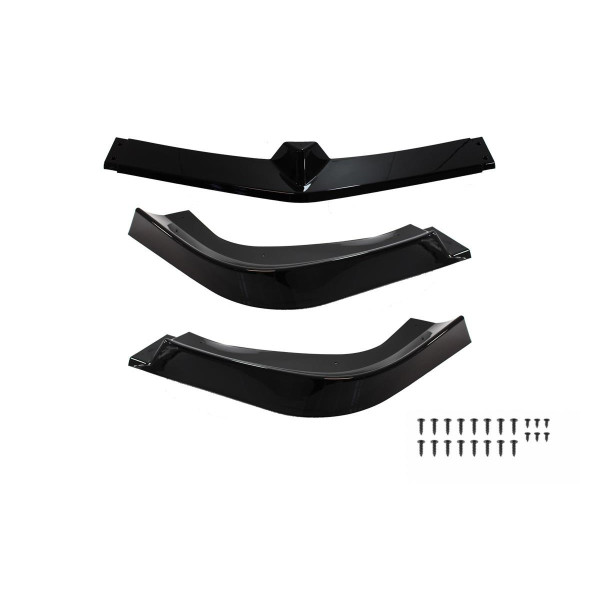 Gloss Black Front Splitter for Mercedes-Benz C W204 Model