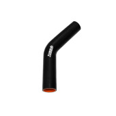 Pro Black 63mm XL 45° Elbow Connector for Optimal Flow