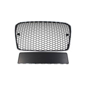 RS-Style Chrome-Black Grill for Audi A5 8T (2013-2016) PDC