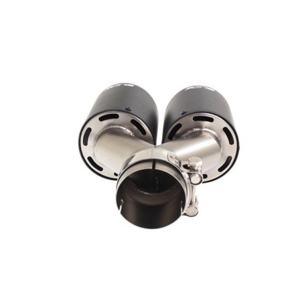 89mm Double Exhaust Pipe with 63.5mm Slide Fit Connection