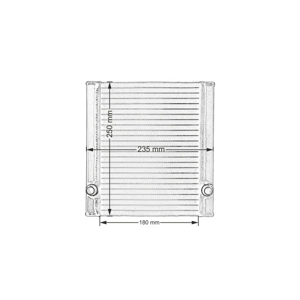 High-Performance Racing Radiator for Mercedes A45 CLA45 AMG