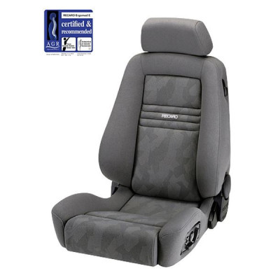 Recaro Ergomed E Clima Racing Seat - Nardo Grey Artista