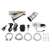 "2.5" V-Band Remote Exhaust Cutout with Switch - High Performance"
