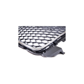 Chrome & Black Grill for Audi A3 8P Facelift - Stylish Upgrade