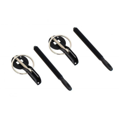 EPMAN Black Hood Pins for Secure Automotive Customization
