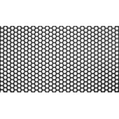 120x40cm Black ABS Honeycomb Mesh Grill - 10x8mm Design