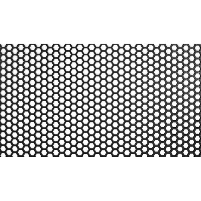 120x40cm Black ABS Honeycomb Mesh Grill - 10x8mm Design