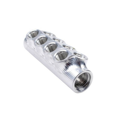 Aeromotive 10-Port Fuel Distribution Log - Dual -10 AN & 8 -6 AN