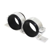 2x60mm Silver Fuel Pump Mounting Bracket - Durable & Reliable