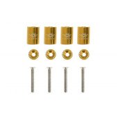 6mm Gold Hood Vent Spacer for Enhanced Airflow & Style