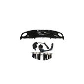 RS7 Style Rear Diffuser for Audi A7 C7 Facelift - Enhance Look