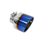 Polished Burn Exhaust Tip 127mm x 67mm - Premium Finish