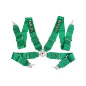 4-Point Green Takata Replica Racing Seat Belt Harness