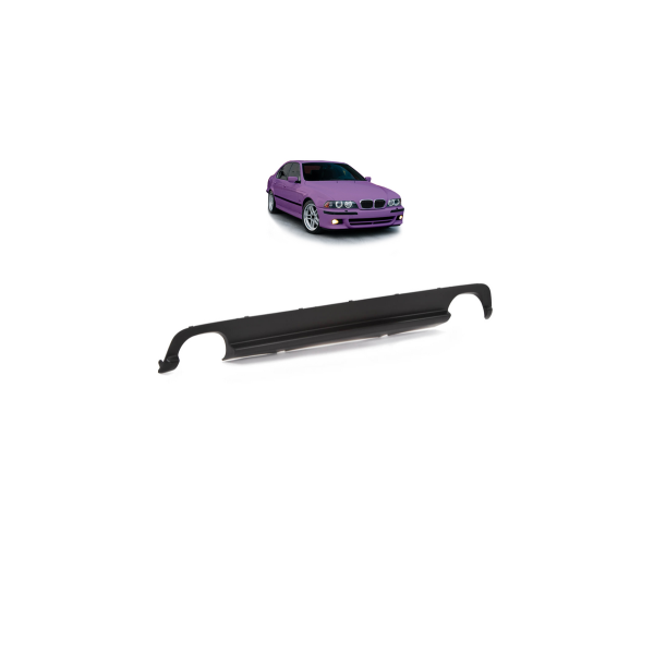 BMW 5 E39 Rear Diffuser - Matte Black Finish