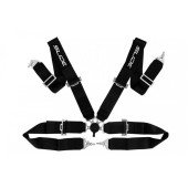 Quick Release 4-Point Racing Seat Belts - Black