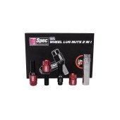 D1Spec Heptagon Racing Bolts 2in1 14x1.5 Red