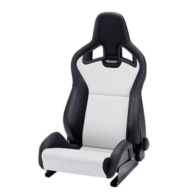 Recaro Sportster CS Heated Racing Seat - Black Dinamica Silver