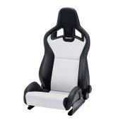 Recaro Sportster CS SAB Heated Racing Seat - Black & Silver