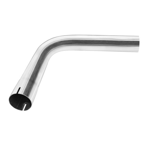 "Stainless Steel 90° Exhaust Pipe - 2" Diameter, 61cm Length"