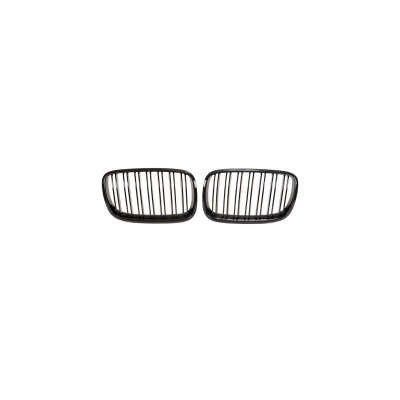 Gloss Black Dual Line Sport Grille for BMW X5/X6 2007-2013