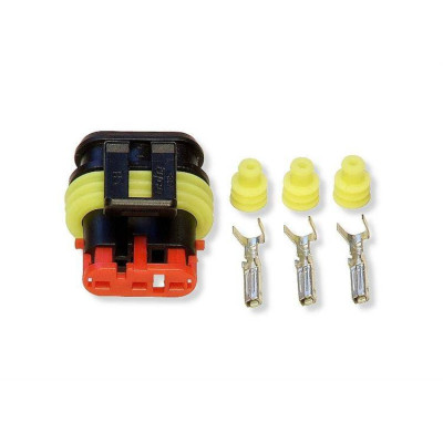 3-Pin Superseal Male Connector for Reliable Electrical Connections