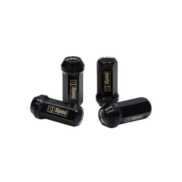 Forged Steel Wheel Lug Nuts D1Spec 12x1.5 Black