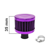 12mm Purple Crankcase Breather Filter for Enhanced Performance