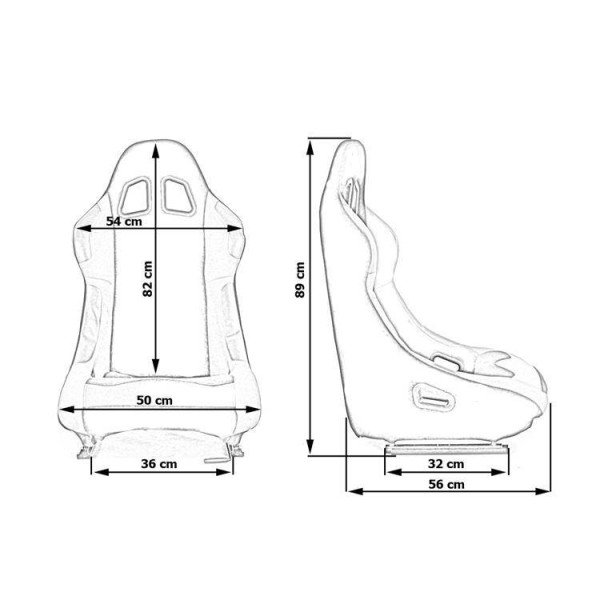 Monza Race Plus Red Racing Seat