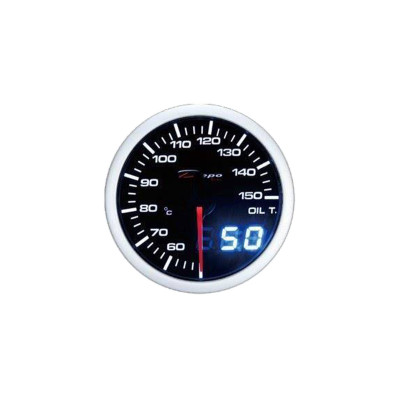 Depo Gauge Dual 52mm Oil Temperature Meter - Precision Readings