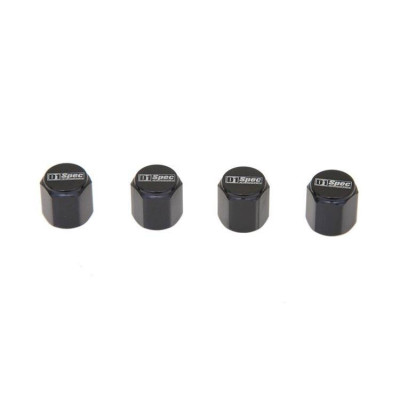 D1Spec D1S035 Black Valve Cap - Durable & Stylish Design