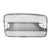 RS-Style Chrome Grill for Audi A4 B7 (05-08) with PDC