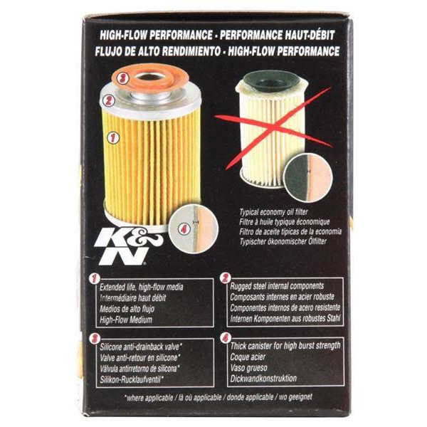 K&N HP-1014 High-Performance Oil Filter for Enhanced Engine Care