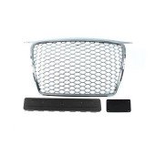 RS-Style Chrome Grill for Audi A3 8P (2005-2009)