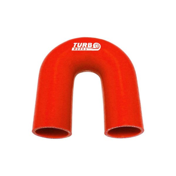 180° Red Elbow Connector - 57mm Pipe Fitting