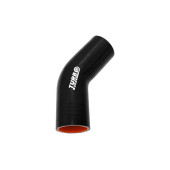 Pro Black 84mm 45° Elbow Connector for Optimal Performance