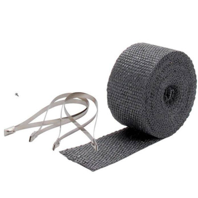 DEI Black Pipe Wrap & Locking Tie Kit 5cm x 7.5m